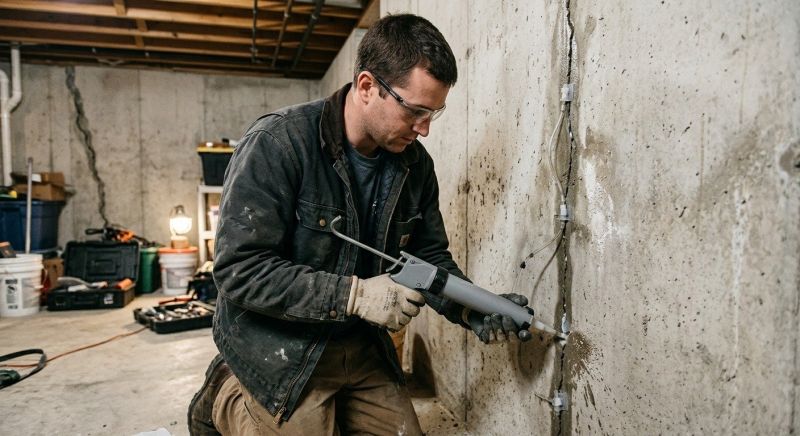 Basement Crack Repair in Santa Cruz County, CA