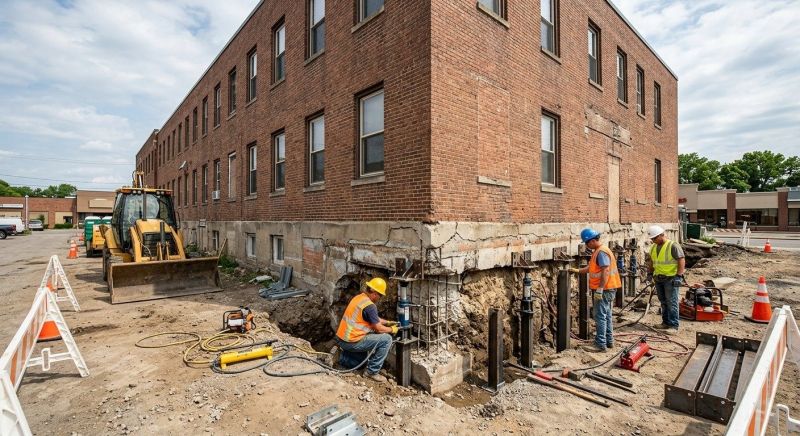 Commercial Foundation Repair in Santa Cruz County, CA
