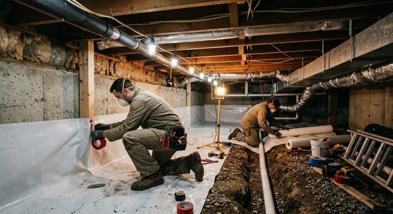 Crawl Space Leveling in Santa Cruz County, CA