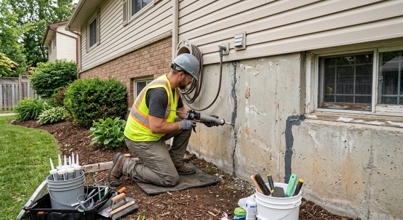 Foundation Crack Sealing in Santa Cruz County, CA