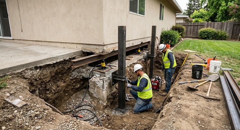 Foundation Pier Repair in Santa Cruz County, CA