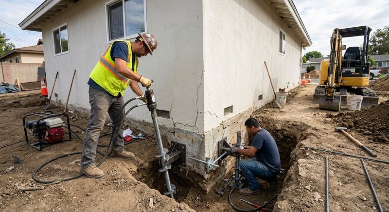 Foundation Stabilizing in Morgan Hill, CA