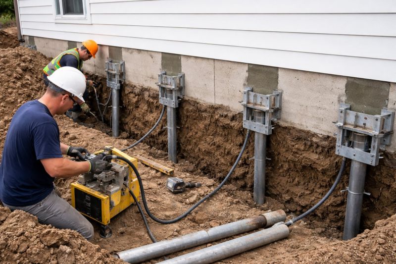 Helical Piers Installation in Santa Cruz County, CA