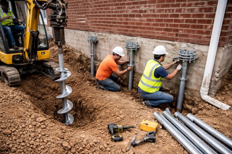 Helical Pile Installation in Santa Cruz County, CA
