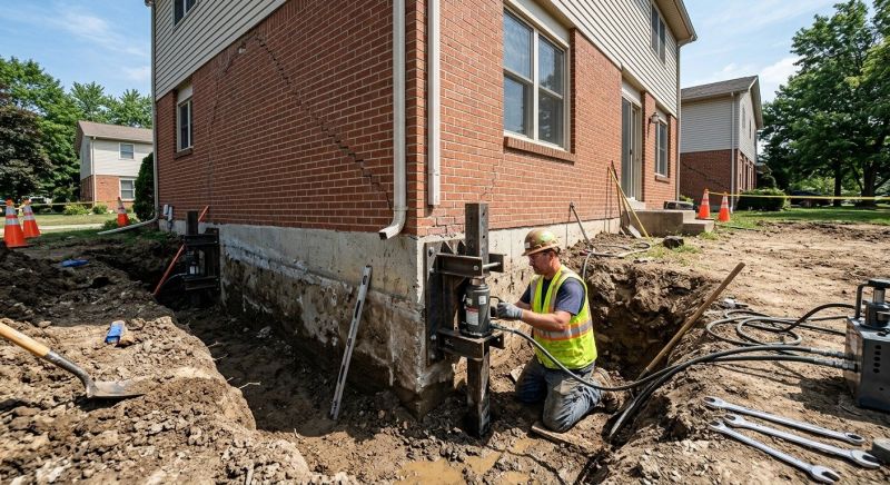 Sinking Foundation Repair in Santa Cruz County, CA