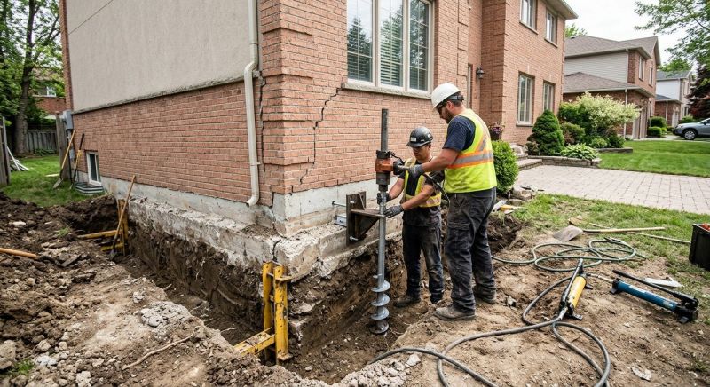 Sinking Foundation Repair in Los Gatos, CA