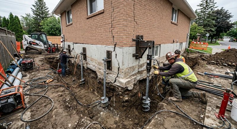 Sinking Foundation Repair in Salinas, CA